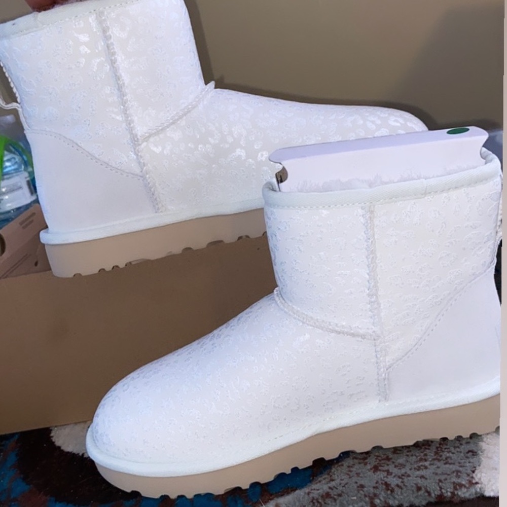 Classic Mini Snow Leopard Uggs.
